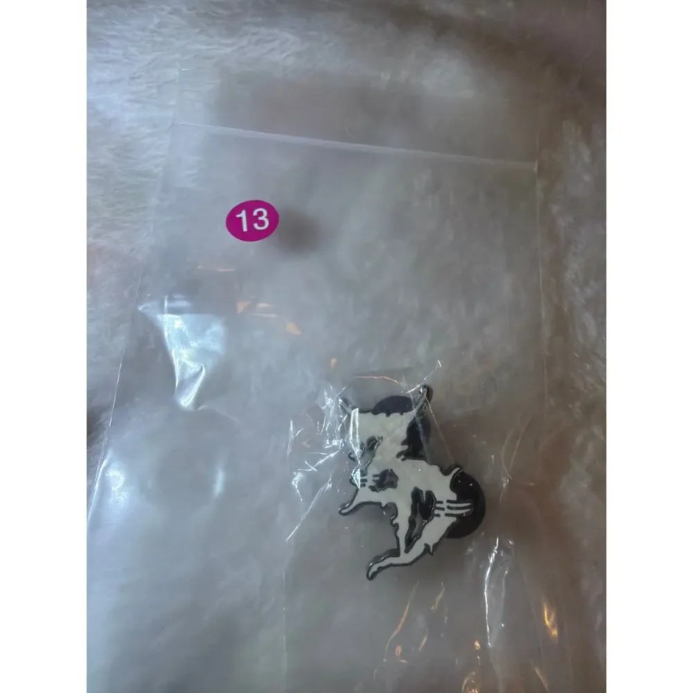 Zeds Dead Three Ghosts Enamel Pin EDM Dubstep DJ Festival Hat Pin Double Post